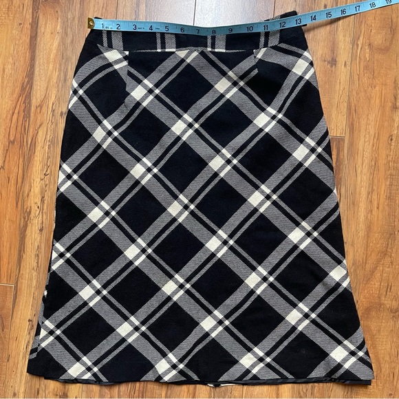 Vintage INED Wool Plaid Skirt Size 2 - Picture 14 of 16